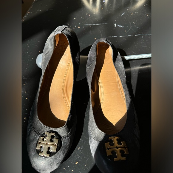 Tory Burch Claire Elastic Ballet Size 9.5 Black - Picture 10 of 14